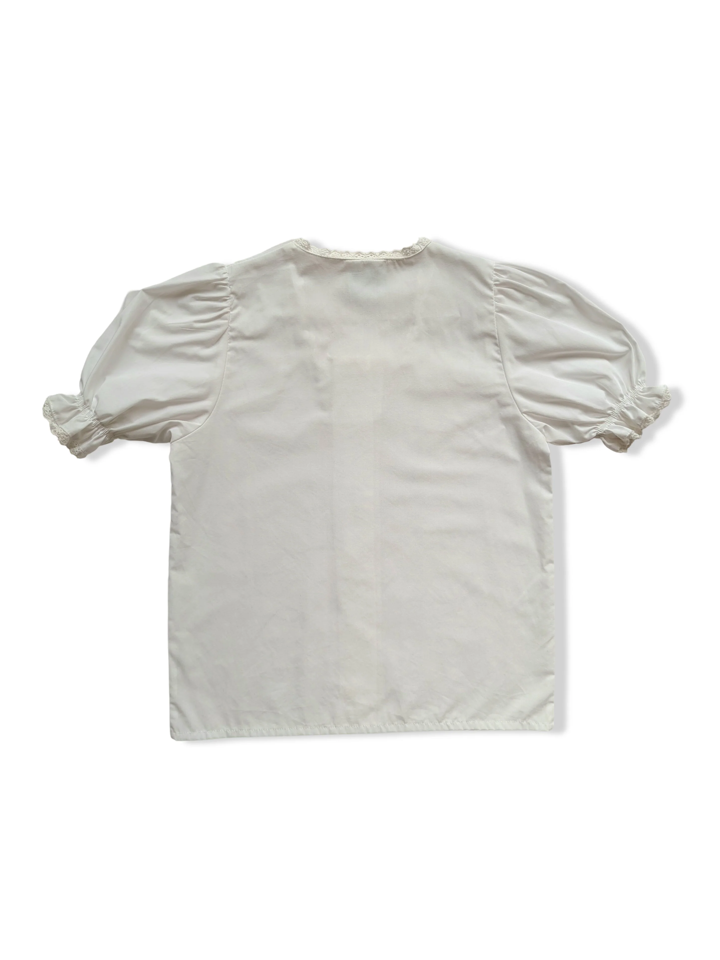 Vintage Austrian White Button Up Blouse - XS - Image 2