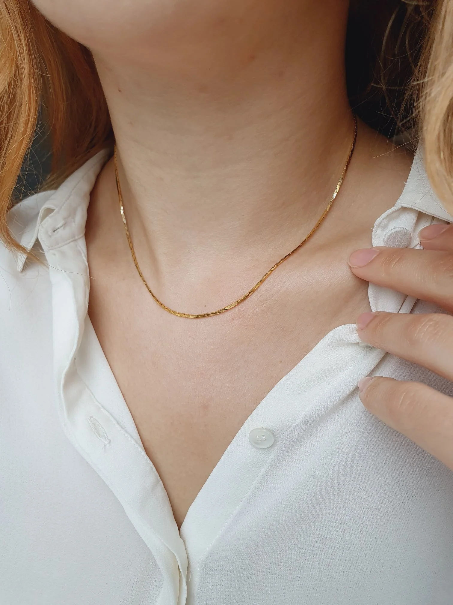 Vintage Gold Plated Chain Layering Set - Image 8
