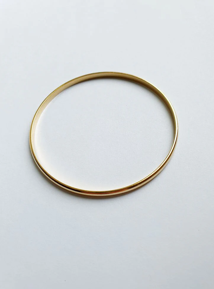 Vintage Gold Plated Triple Bangle Bracelet Set - Image 7