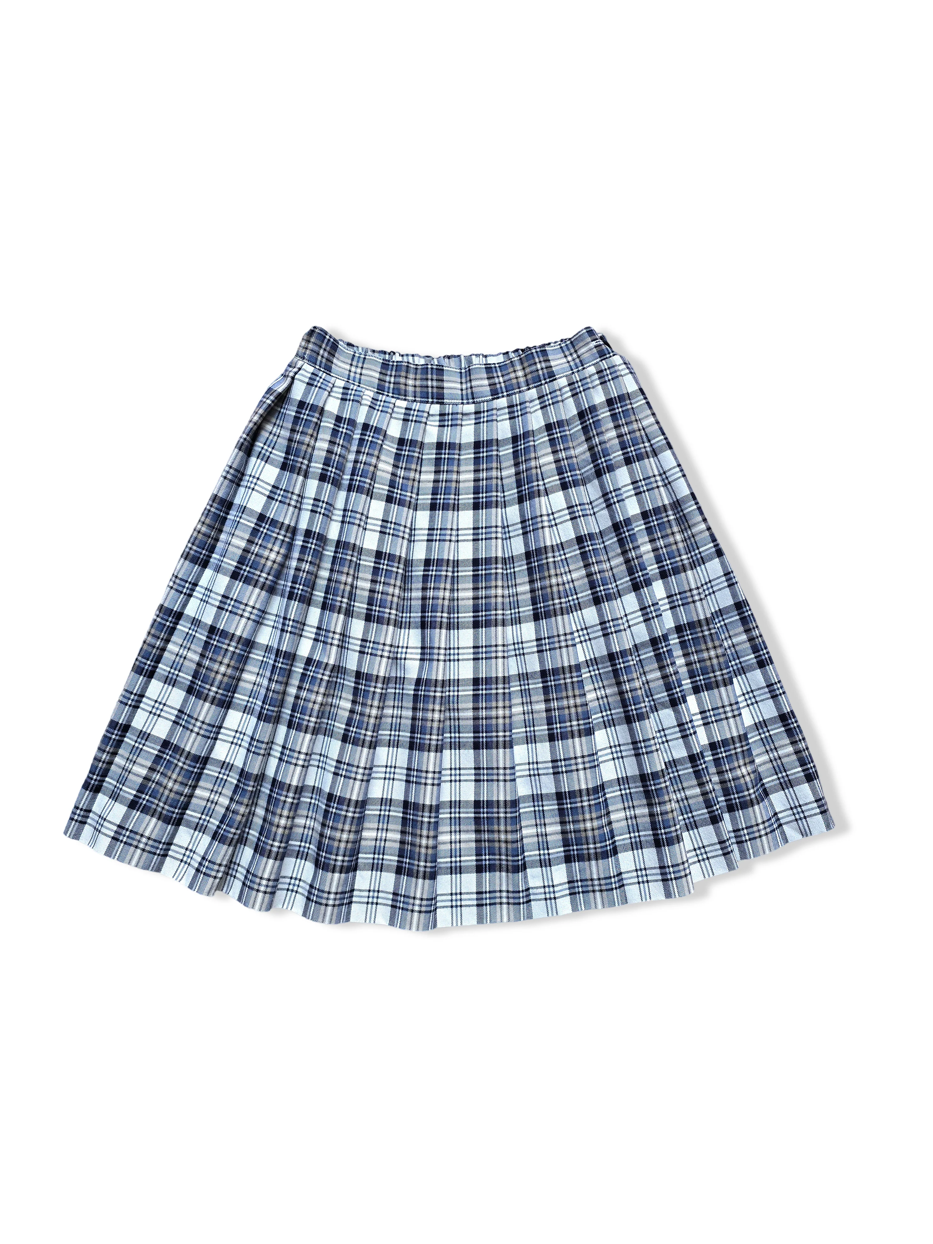 Vintage Pleated Tartan Skirt - XS/S